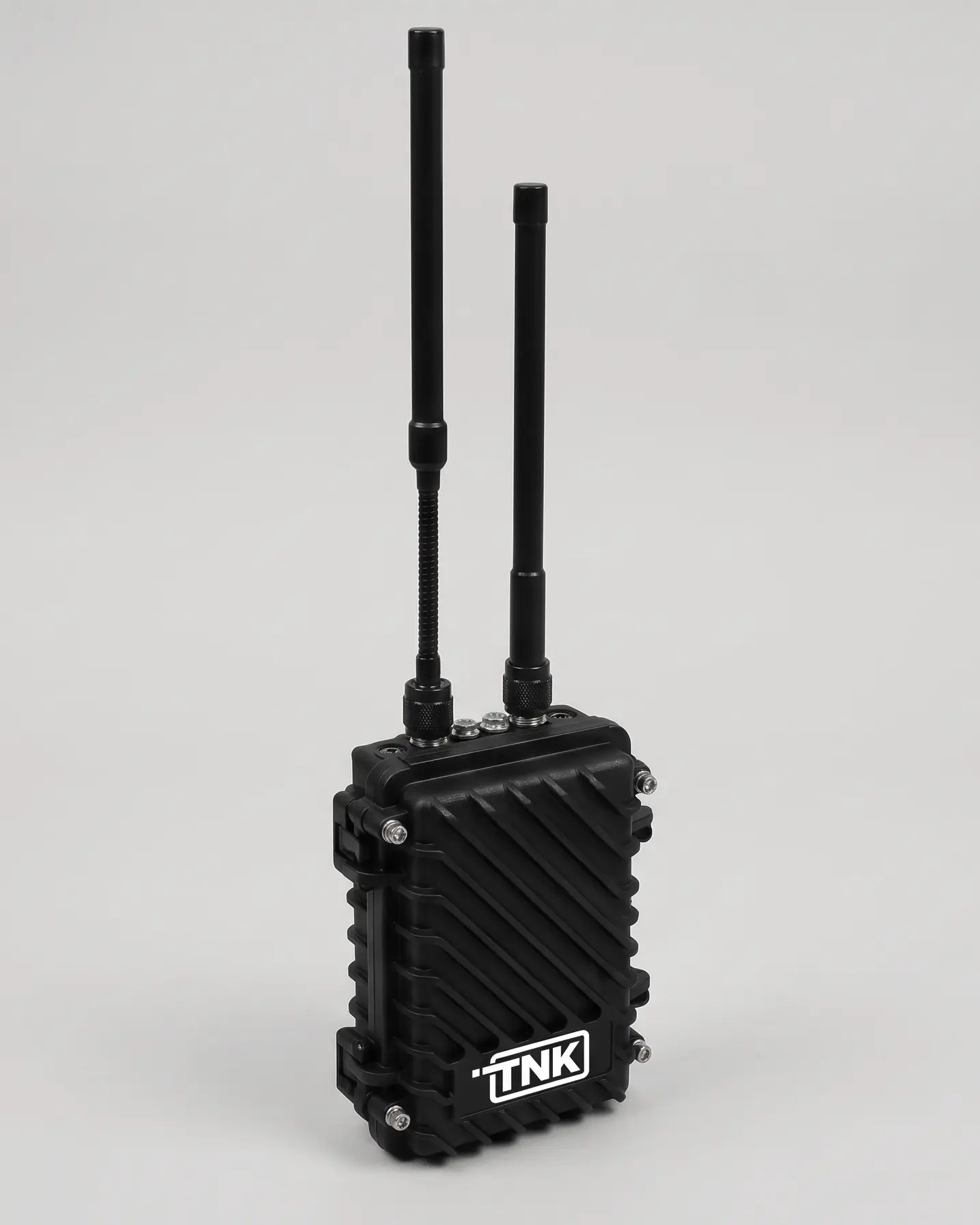 JammerDefense unit: black box with two antennas
